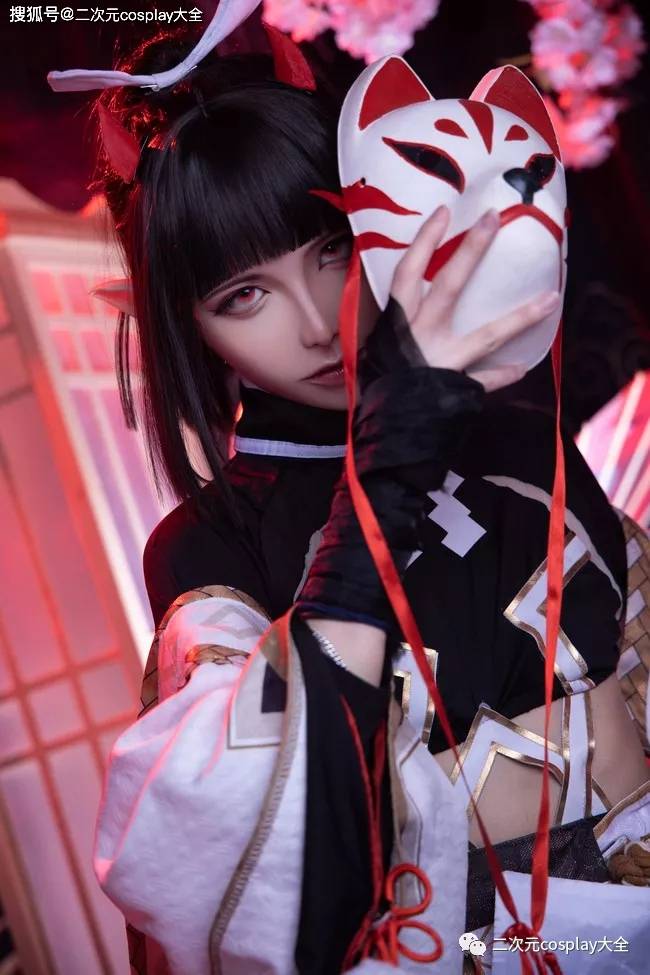 阴阳师天剑韧心鬼切cos精致唯美布景用心颜值甚得我心