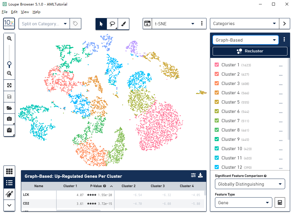 数据可视化利器——loupe browser操作宝典_Loupe