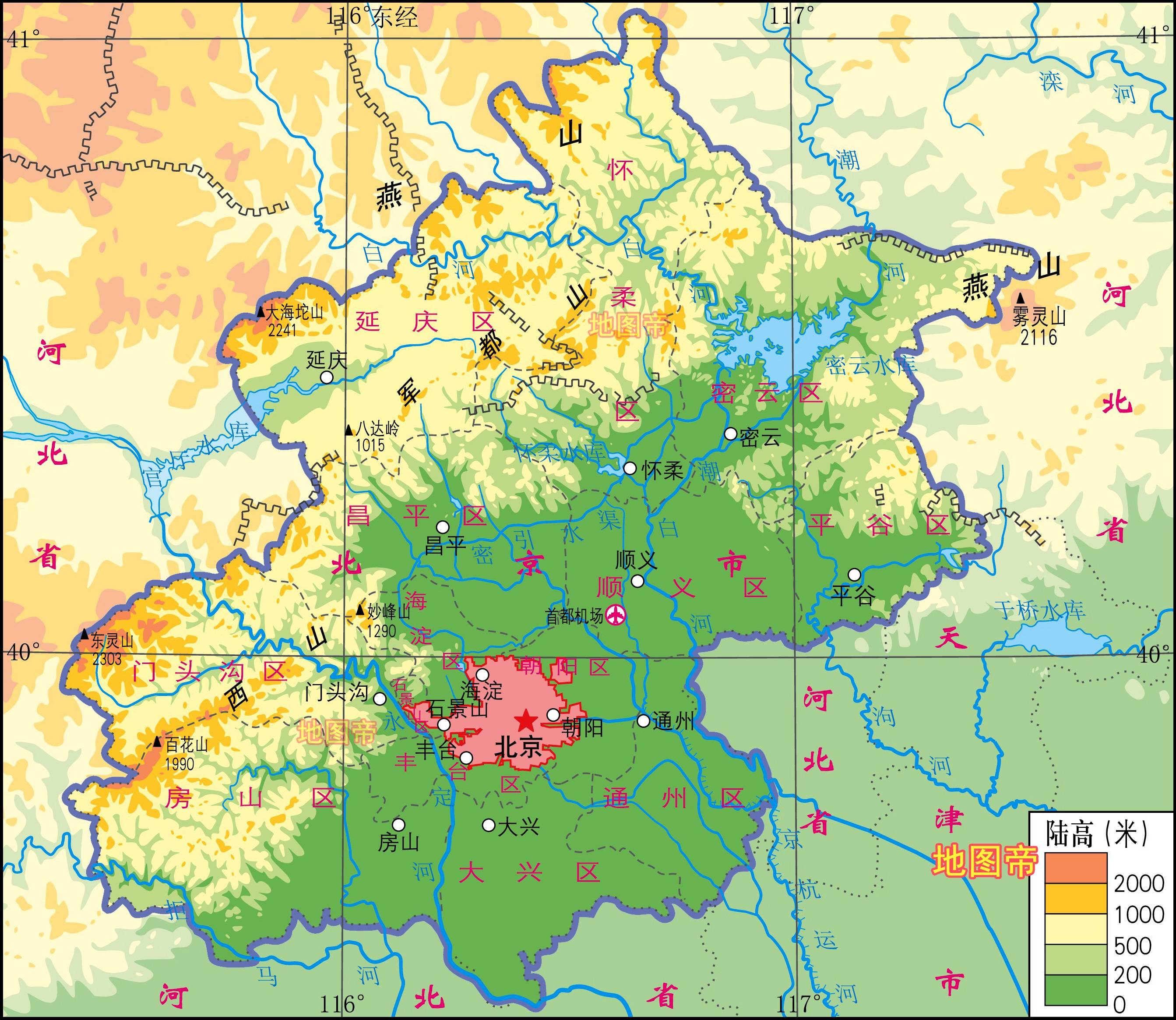 居庸关在地图上的位置图片