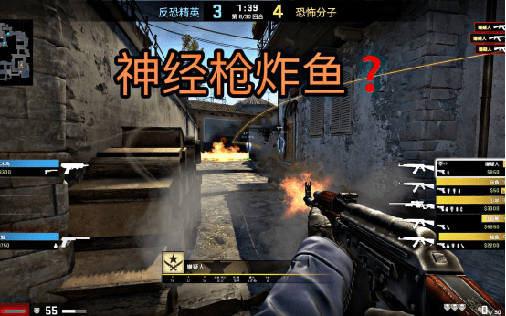 在csgo游戏中你们能分辨得出开挂和炸鱼吗