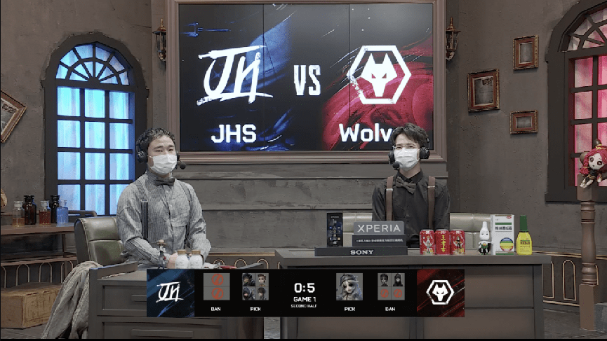 先知|第五人格2021IVL夏季赛常规赛 JHS vs Wolves 第一局