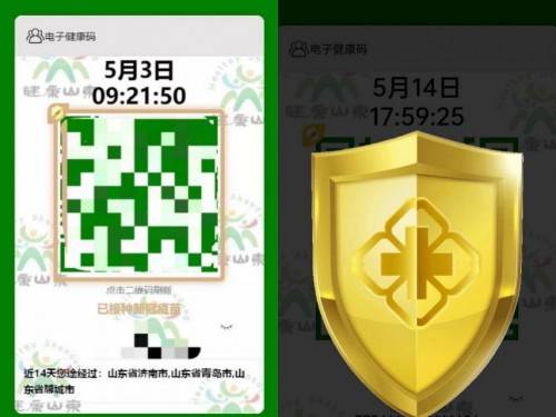 山东电子健康码"金色皮肤"在提升新冠疫苗接种效率的