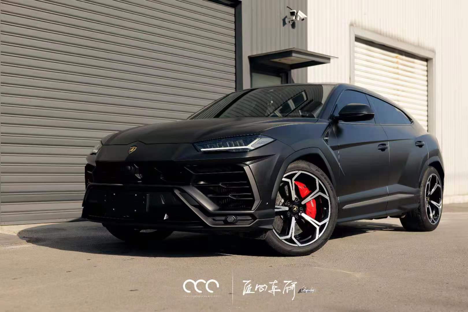 兰博基尼贴膜mcwrap漫彩改色膜亚面石墨灰典藏版