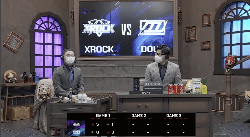 干扰|第五人格2021IVL夏季赛常规赛XROCK vs DOU5第一局