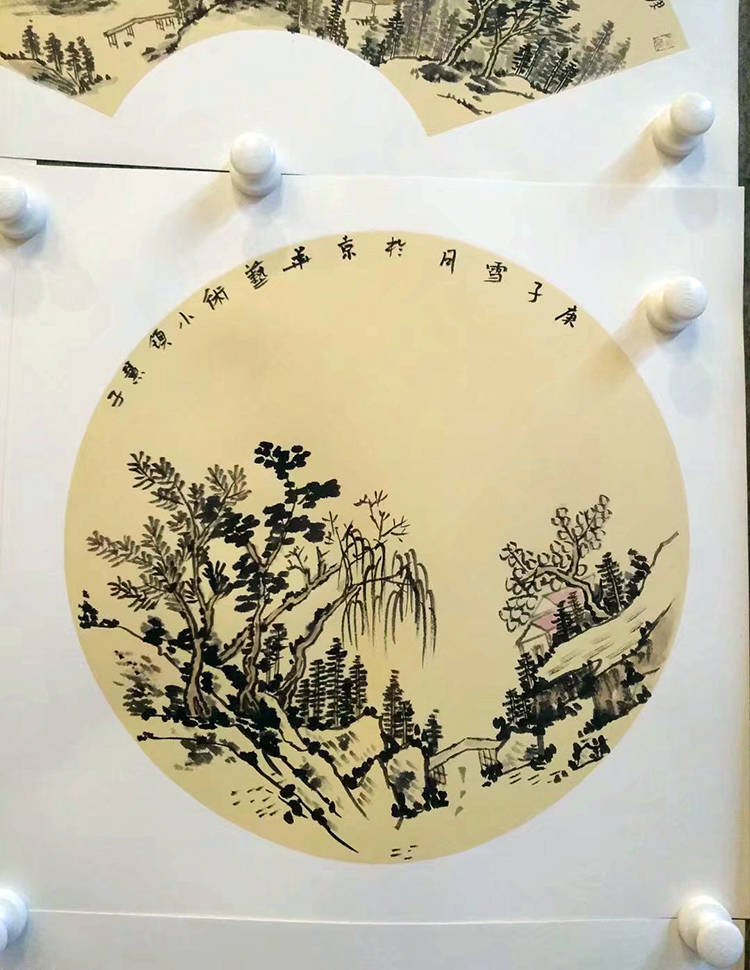 画家慧子使传统的山水画焕发出时代的光彩