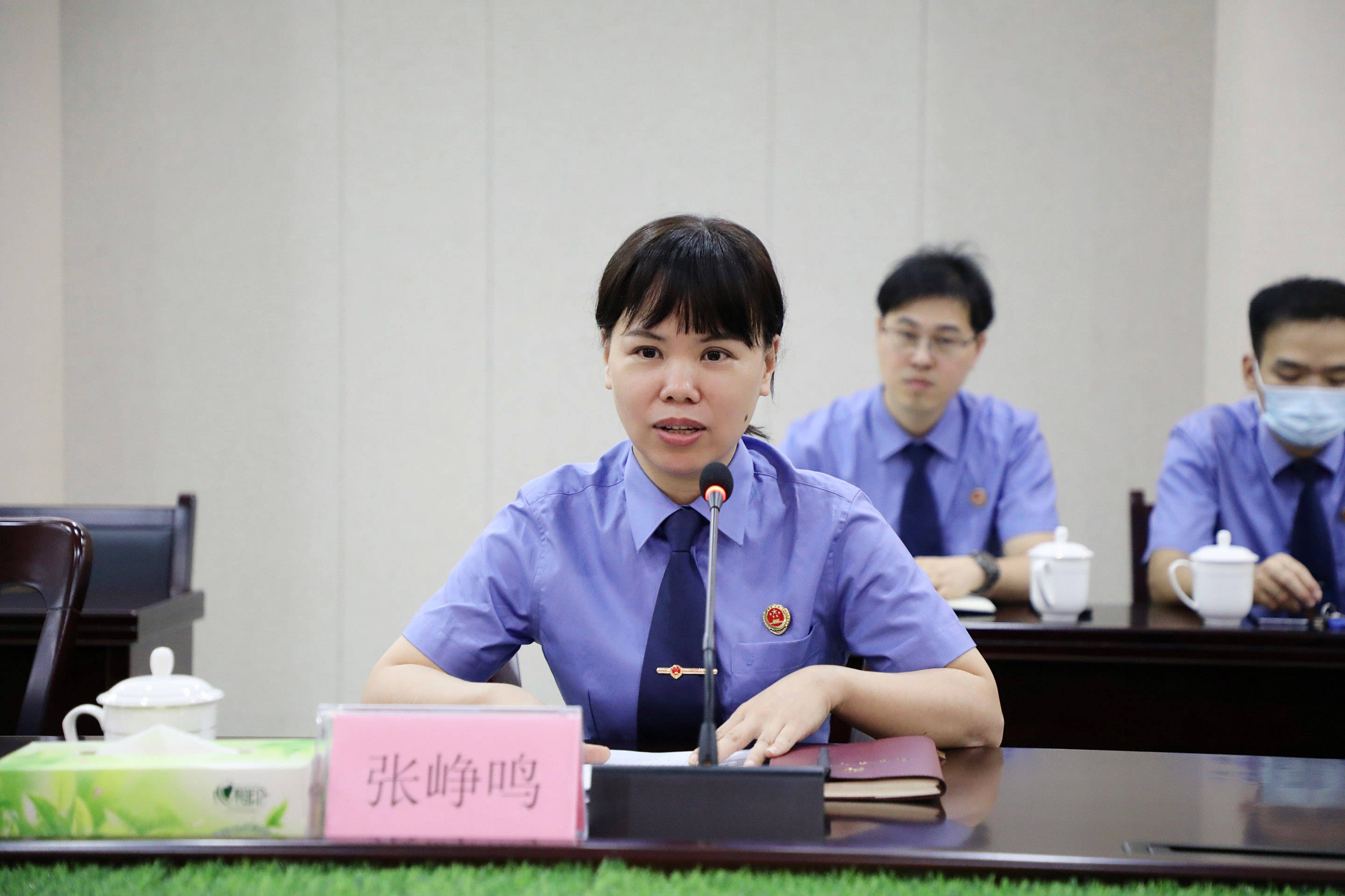 董晓璐到化州市人民检察院调研政法队伍教育整顿工作