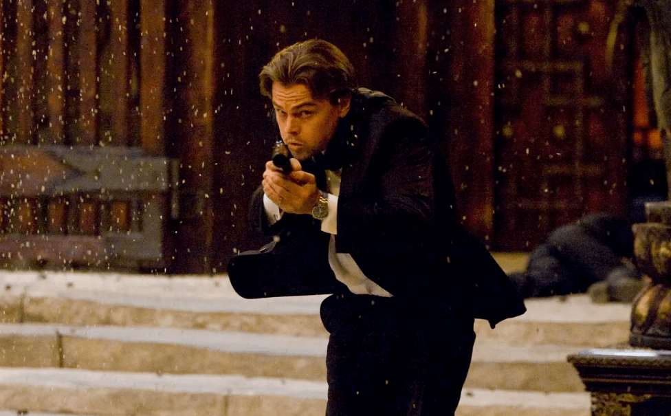 爱上水枪的小李子,从拍摄《盗梦空间》开始放生.