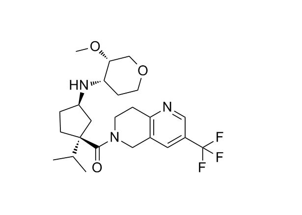 8-二氢-3-(三氟甲基)-1,6-萘啶-6(5h)-基]羰基]-3-(1-甲基乙基)环己基