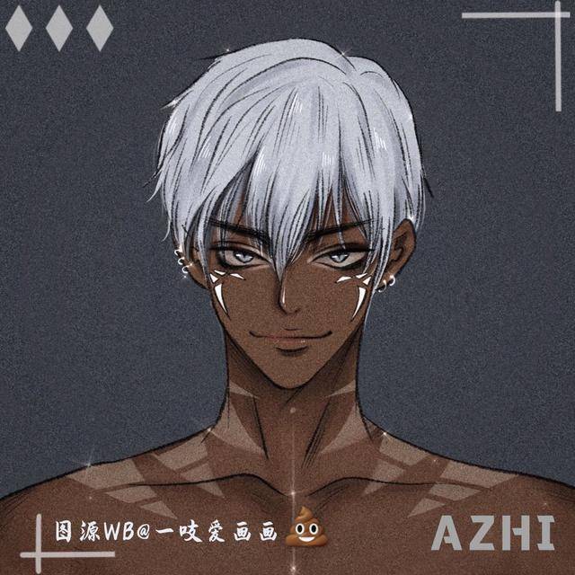 原創emoji表情也能擬人化小黑臉是長髮御姐粑粑變成白髮帥哥