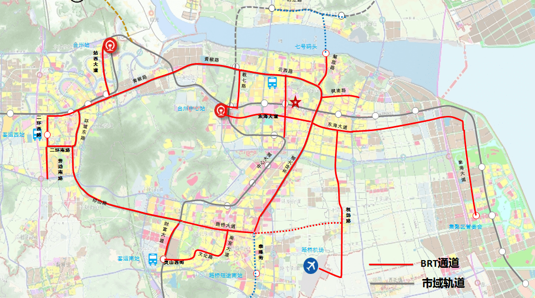 台州市交通运输局《台州市区快速公交brt项目通道规划及一期工程通道
