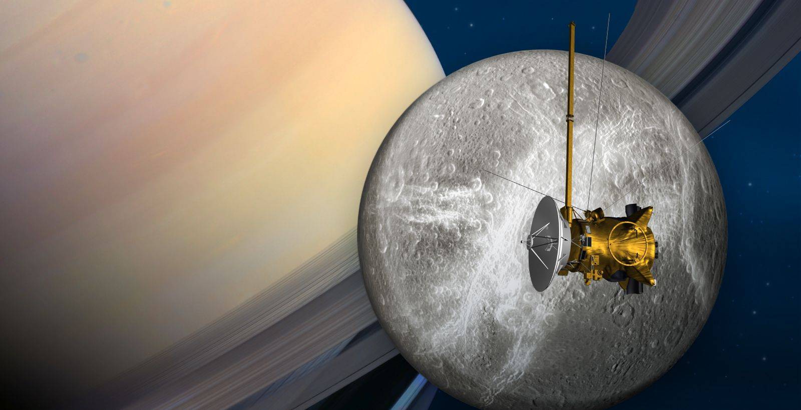 一项研究称土星卫星土卫二羽流中的甲烷可能是外星生命的迹象