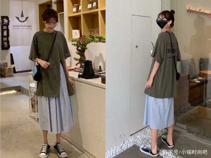 感觉|夏天穿T恤最实用，裙子裤子任意搭，怎么穿都会很好看！