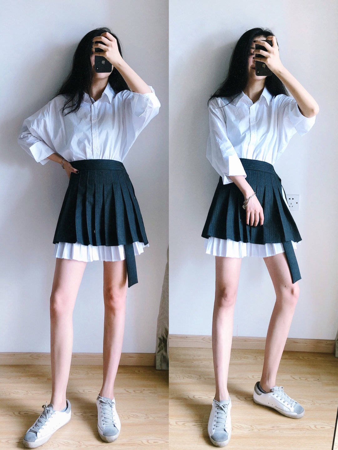 设计|邻家女孩式的“衬衫百褶裙”，温柔又青春，满足你的活力少女心！