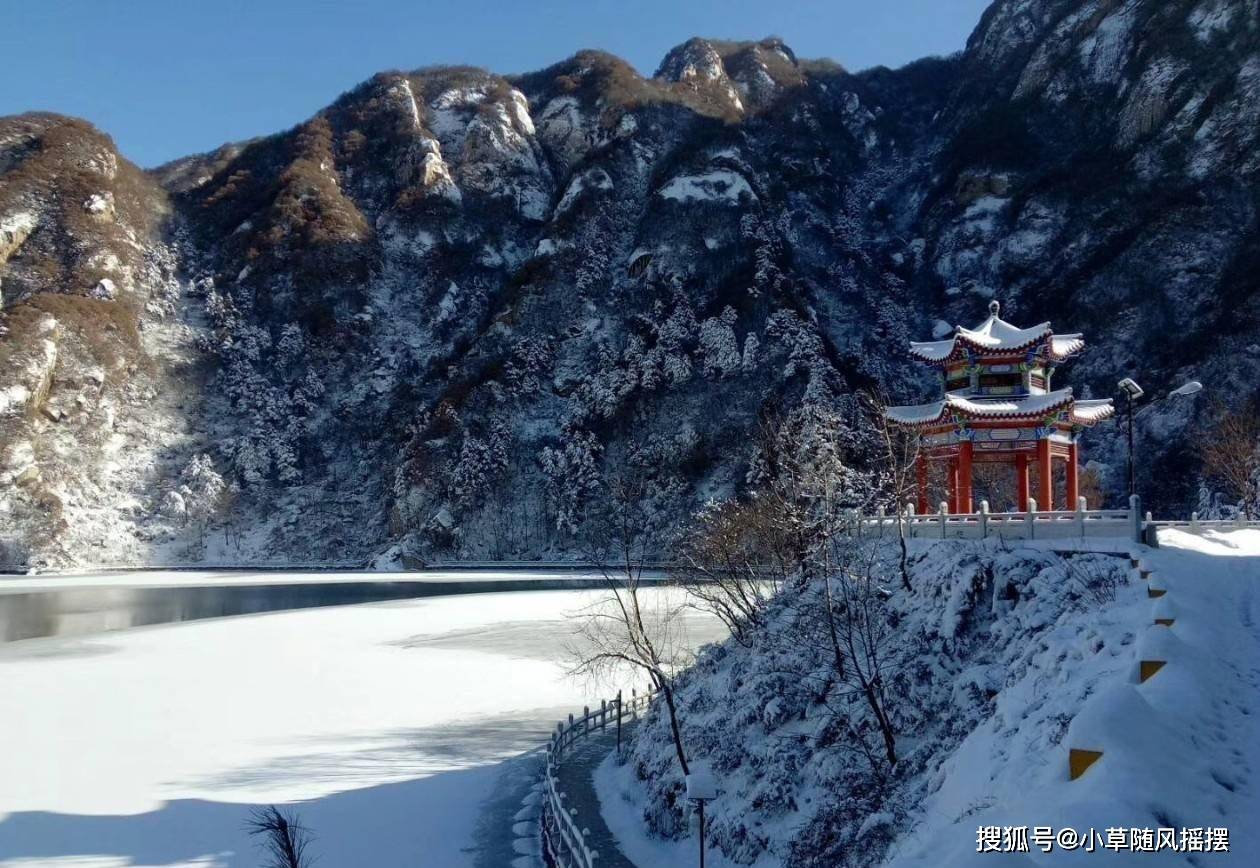 原创翠华山里的冰雪世界秦岭那是我的第一雪场