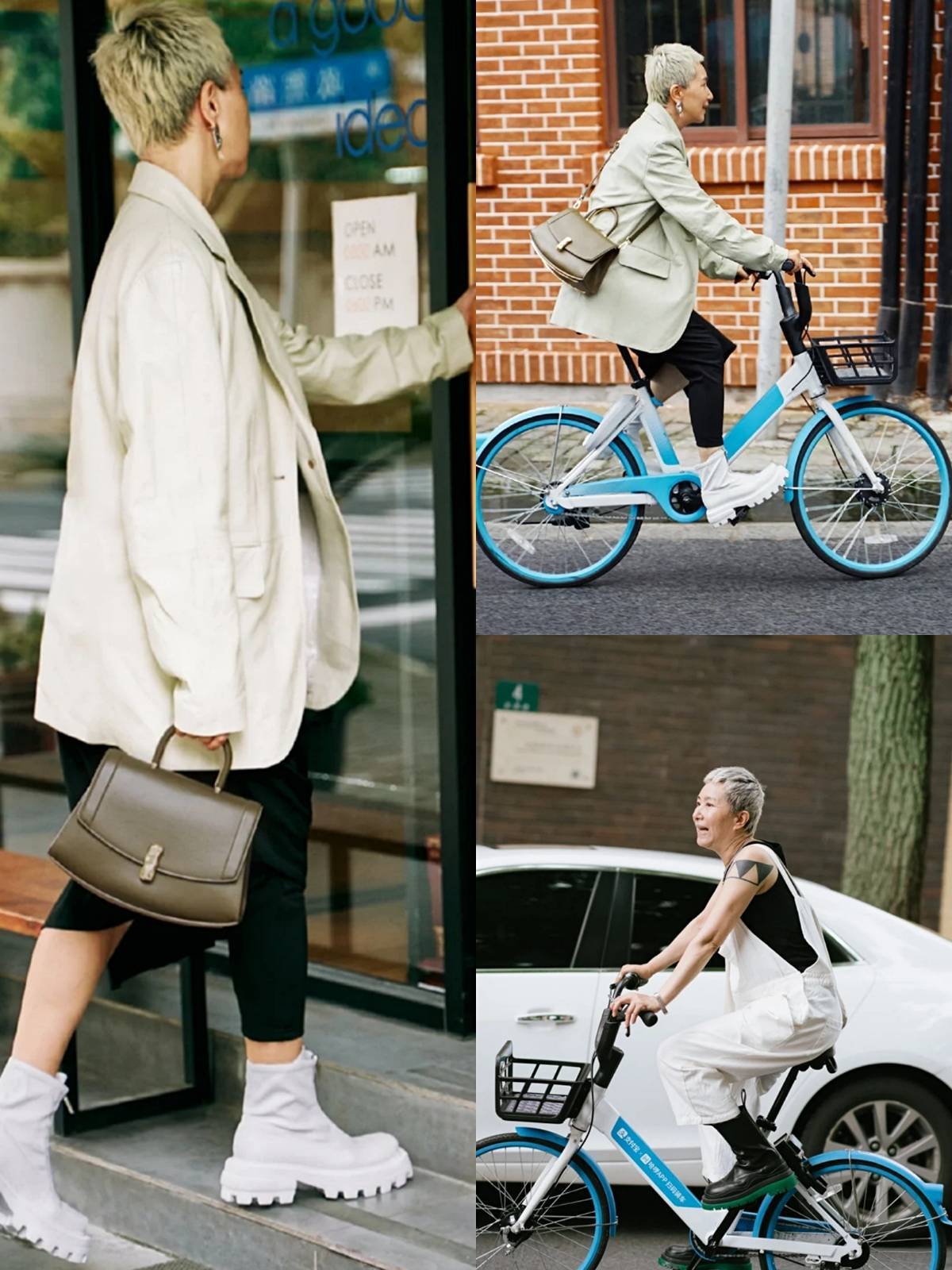 赢家|时尚无关年龄，60后“酷帅”奶奶成街拍常客，靠搭配成人生赢家