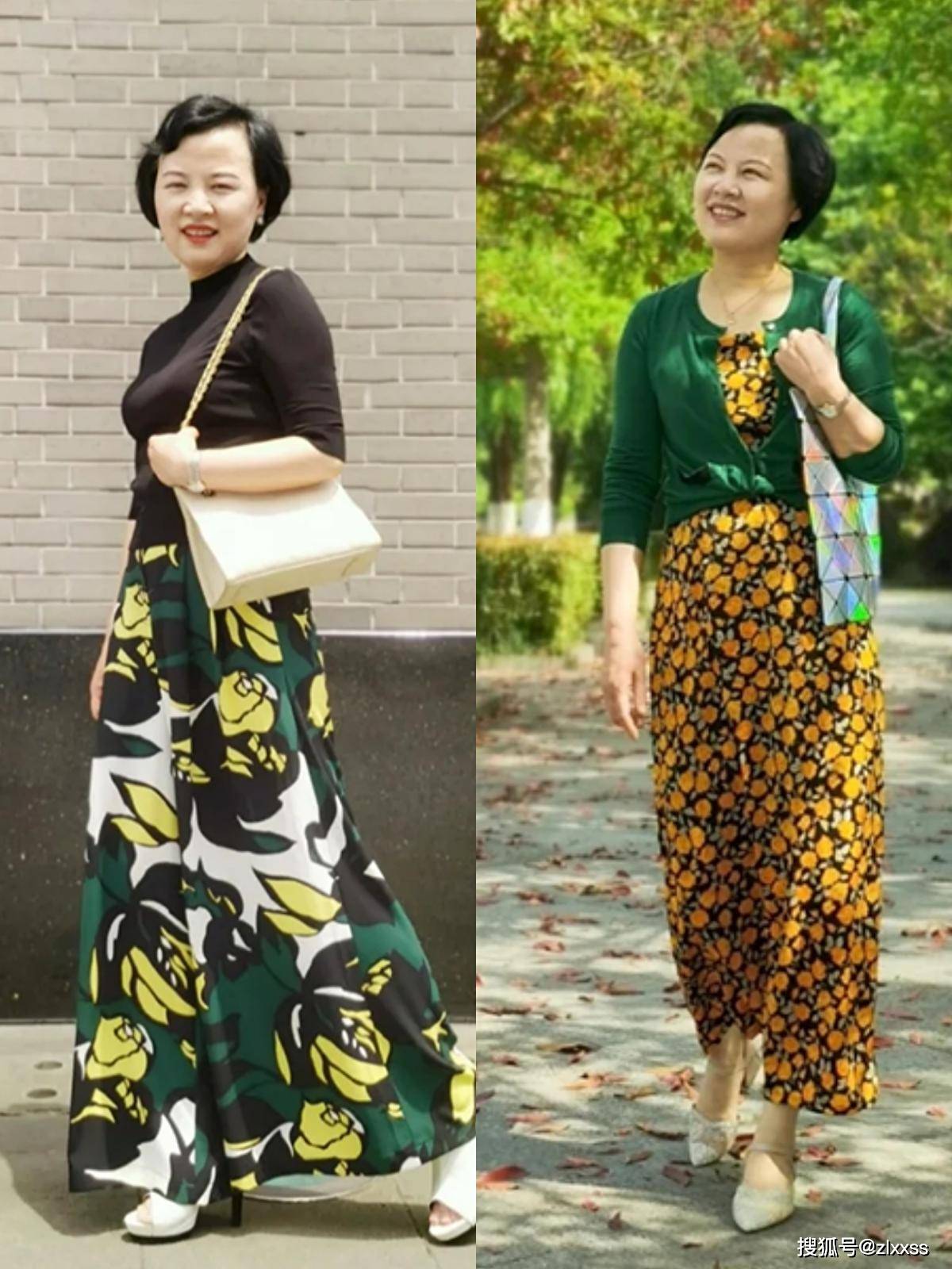 魅力|女人年近60少穿“大红大绿”，学时尚博主这么穿，好看死了