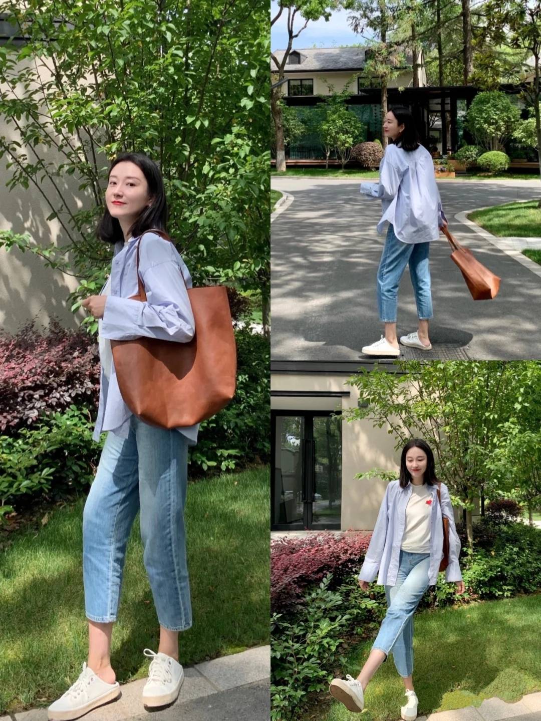 牛仔|过40岁的女人衣服买再多,夏季不如穿好基础款,简约舒适还显气质