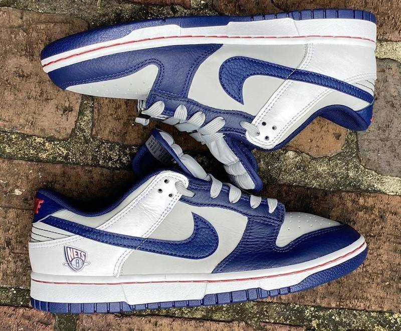 皮革|75 周年联名又曝新配色！「篮网」Dunk Low 看完直呼爷青回！