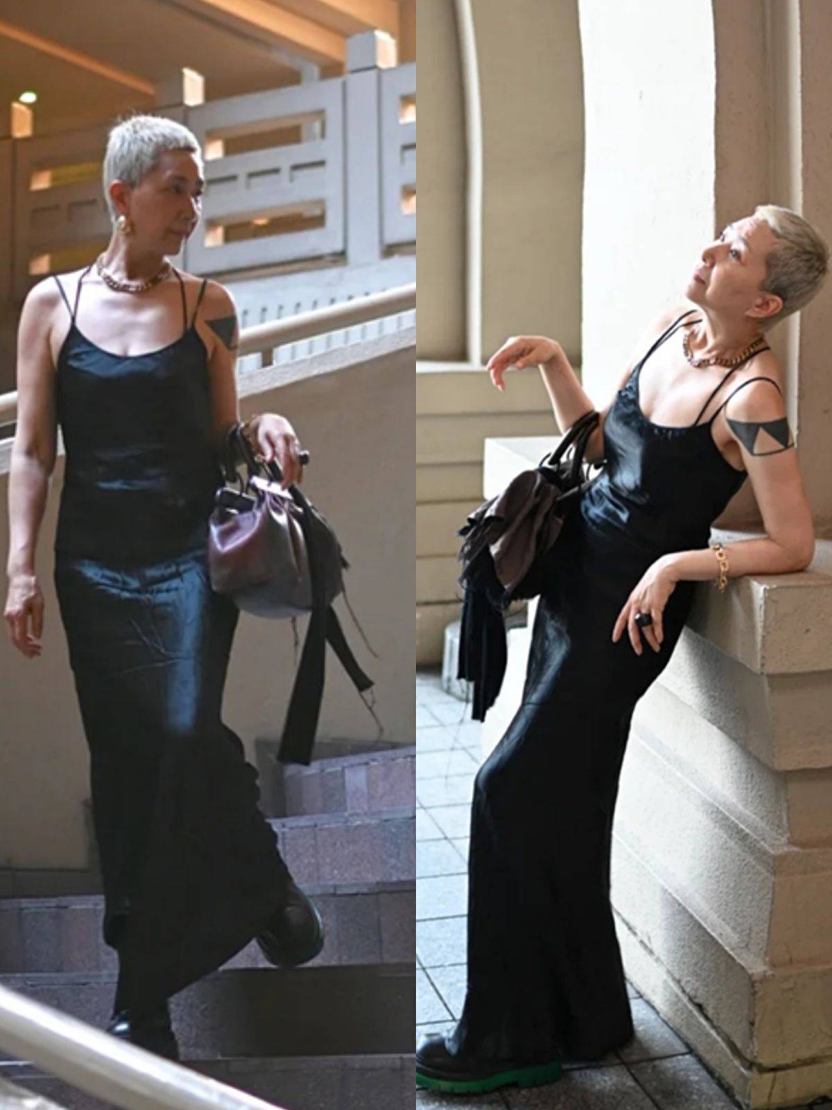 赢家|时尚无关年龄，60后“酷帅”奶奶成街拍常客，靠搭配成人生赢家