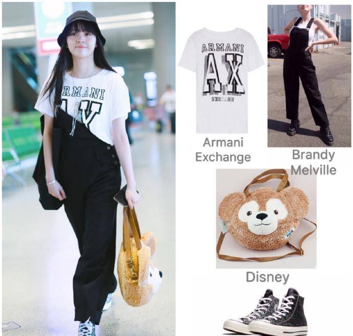 因为|欧阳娜娜看起来还是很娇嫩的！婴儿肥脸+吊带裤，学生范都出来了