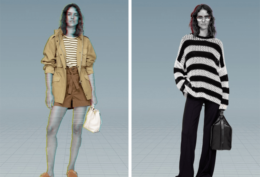 条纹|Rag & Bone 2021春夏，虚拟中的未来感，活力十足的纽约街头都市风