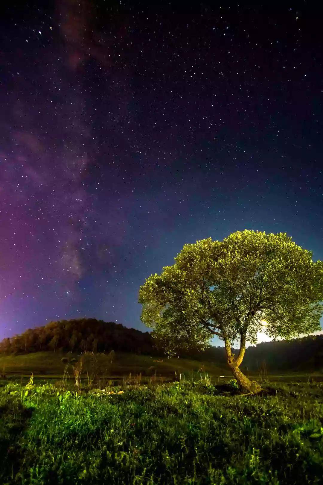 满空|关山夜，星月满空琼草青！