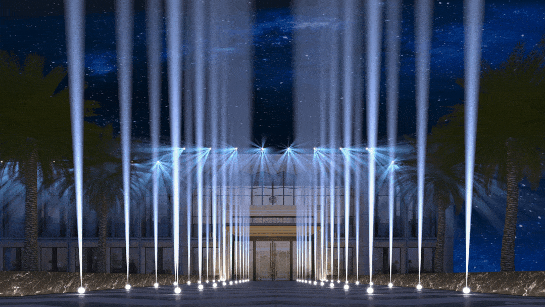 百万级d-box灯光矩阵首现临安,更有超模大秀,气场全开,辉映城市星光.