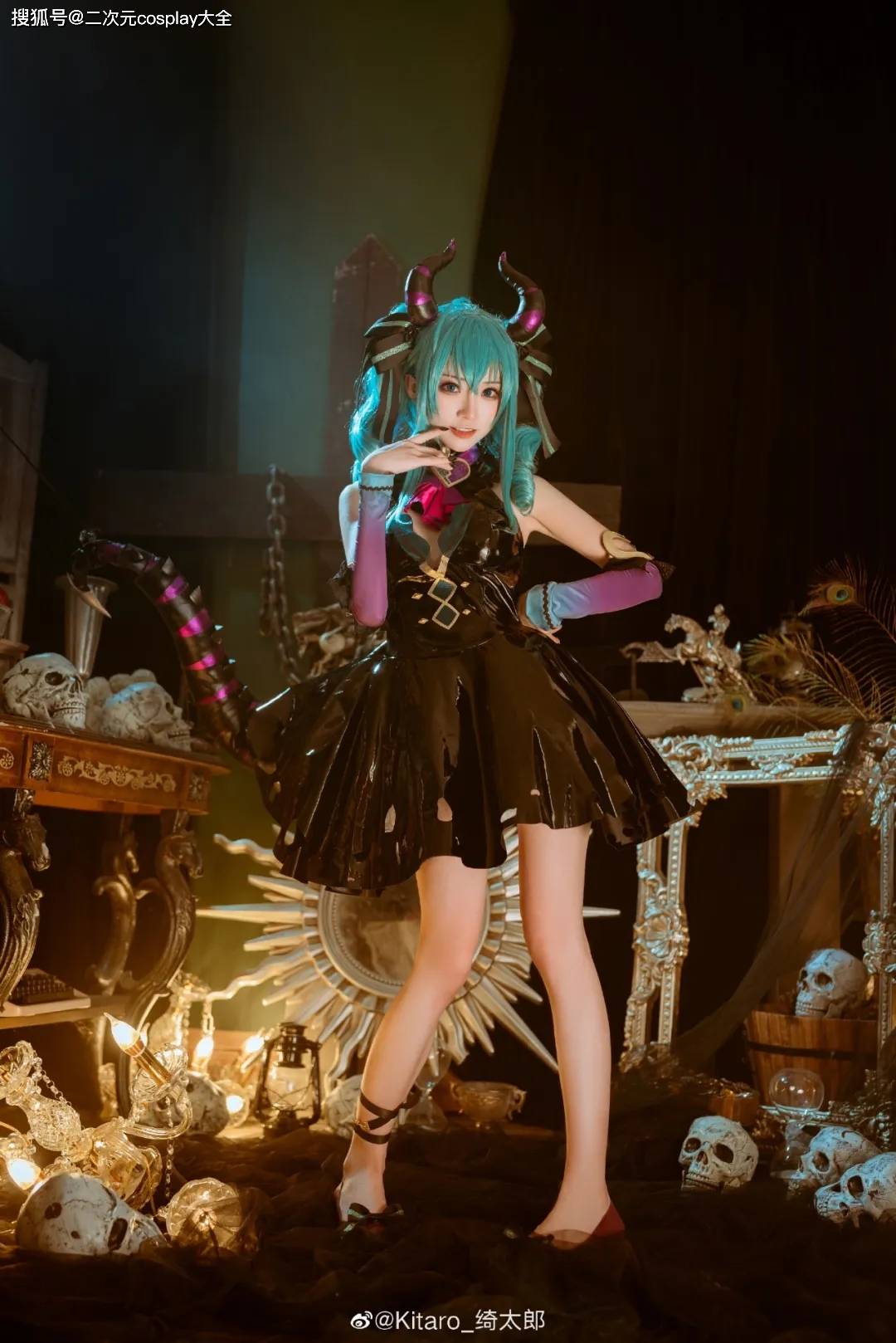 Miku|初音未来小恶魔cos，超级无敌可爱，不管怎么样都好可爱