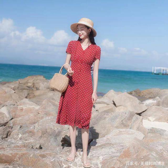 夏天|小个子气质端庄连衣裙，度假旅游必备