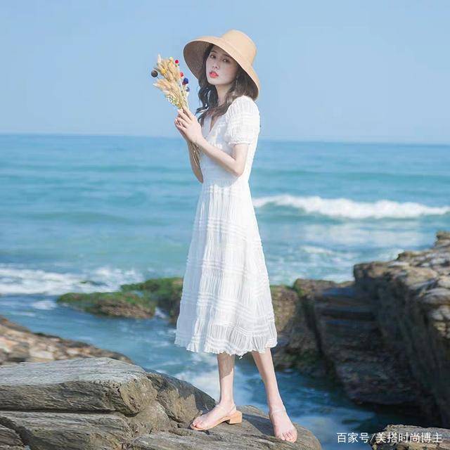 夏天|小个子气质端庄连衣裙，度假旅游必备