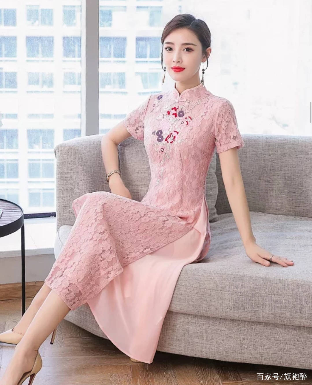 女子|小香风A字旗袍裙，轻松打造自信经典潮人范儿！