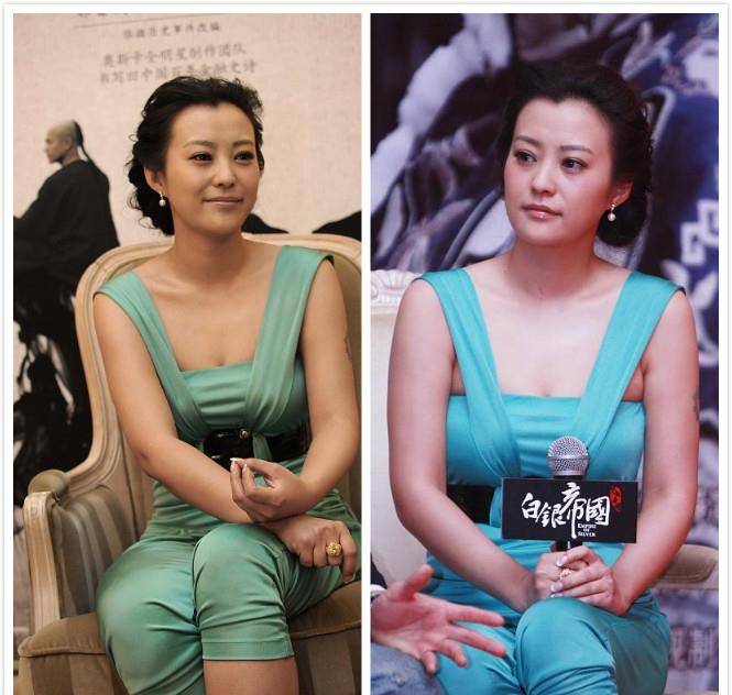 郝蕾|郝蕾虽然比较胖，但是穿的衣服太妩媚，女人看了都很心动