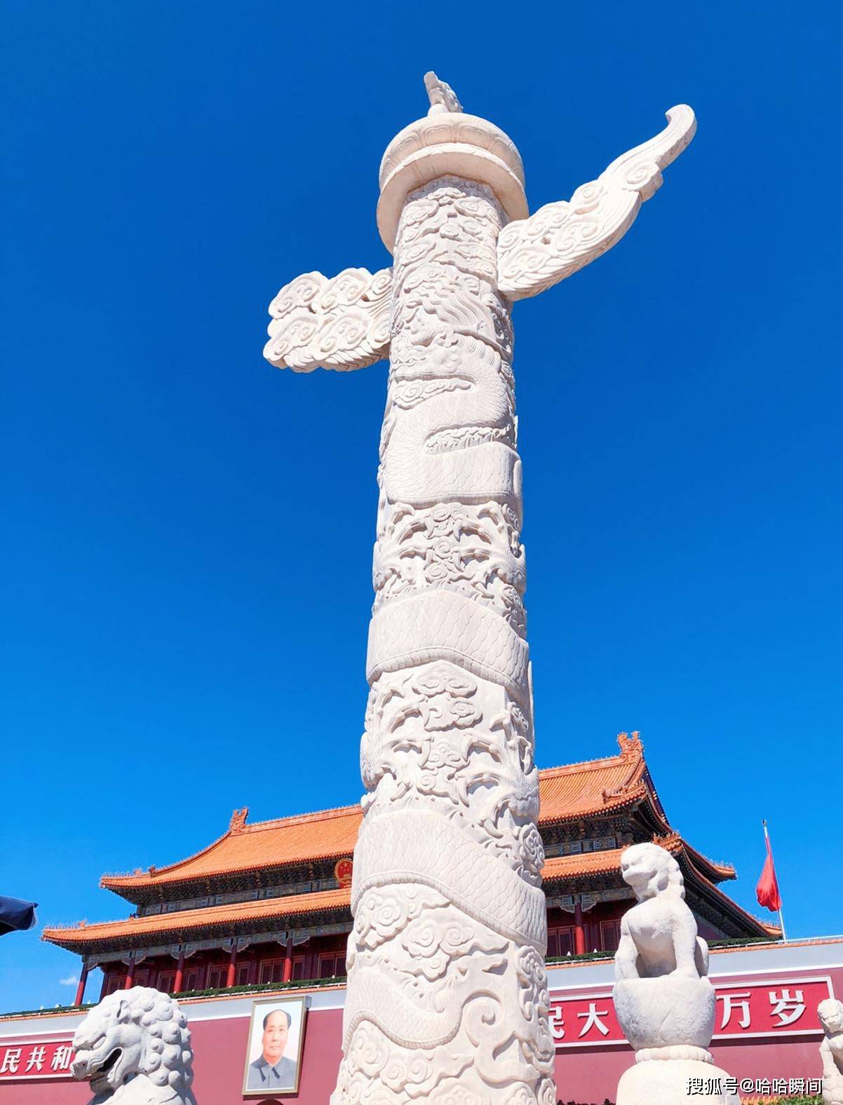 天安门广场的4根汉白玉柱子，20吨矗立了500年，古代作用很大