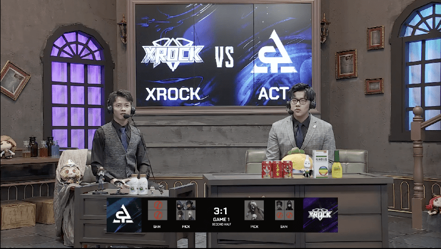 pick|第五人格2021IVL夏季赛常规赛XROCK vs ACT 第一局