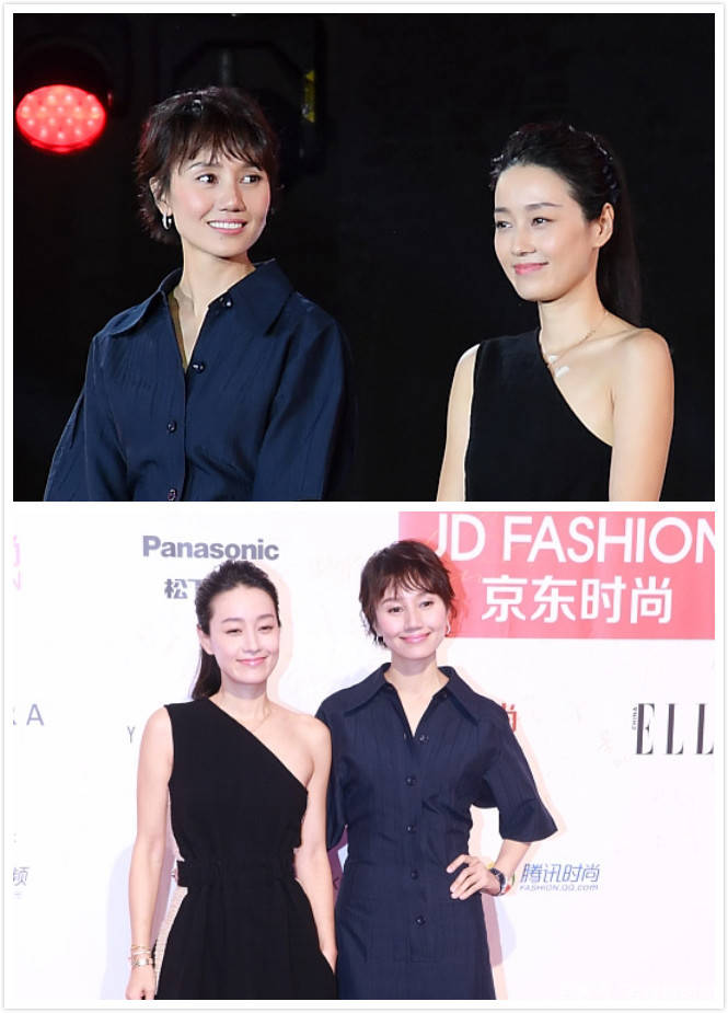 马伊琍|袁泉真的好有气质，穿的休闲气势也很强，不输穿礼服的马伊琍