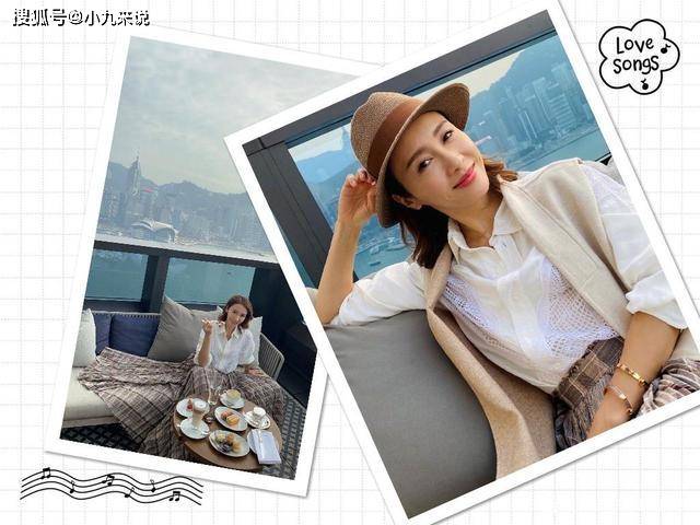 呢子|黎姿都是三个女儿的妈了,淡妆出镜还是这么美,两个小酒窝太显嫩