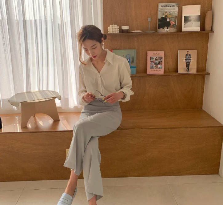 花样|别看阔腿裤+平底鞋的搭配“朴素”，其实它们俩花样可多了！