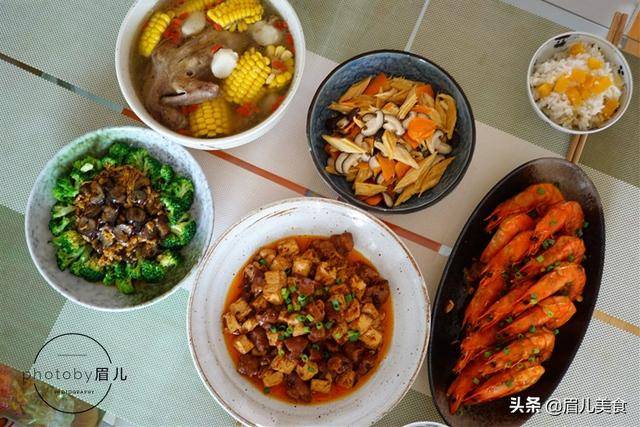 原创秋天晚餐吃点啥看我家7天搭配经济实惠又美味这才像过日子