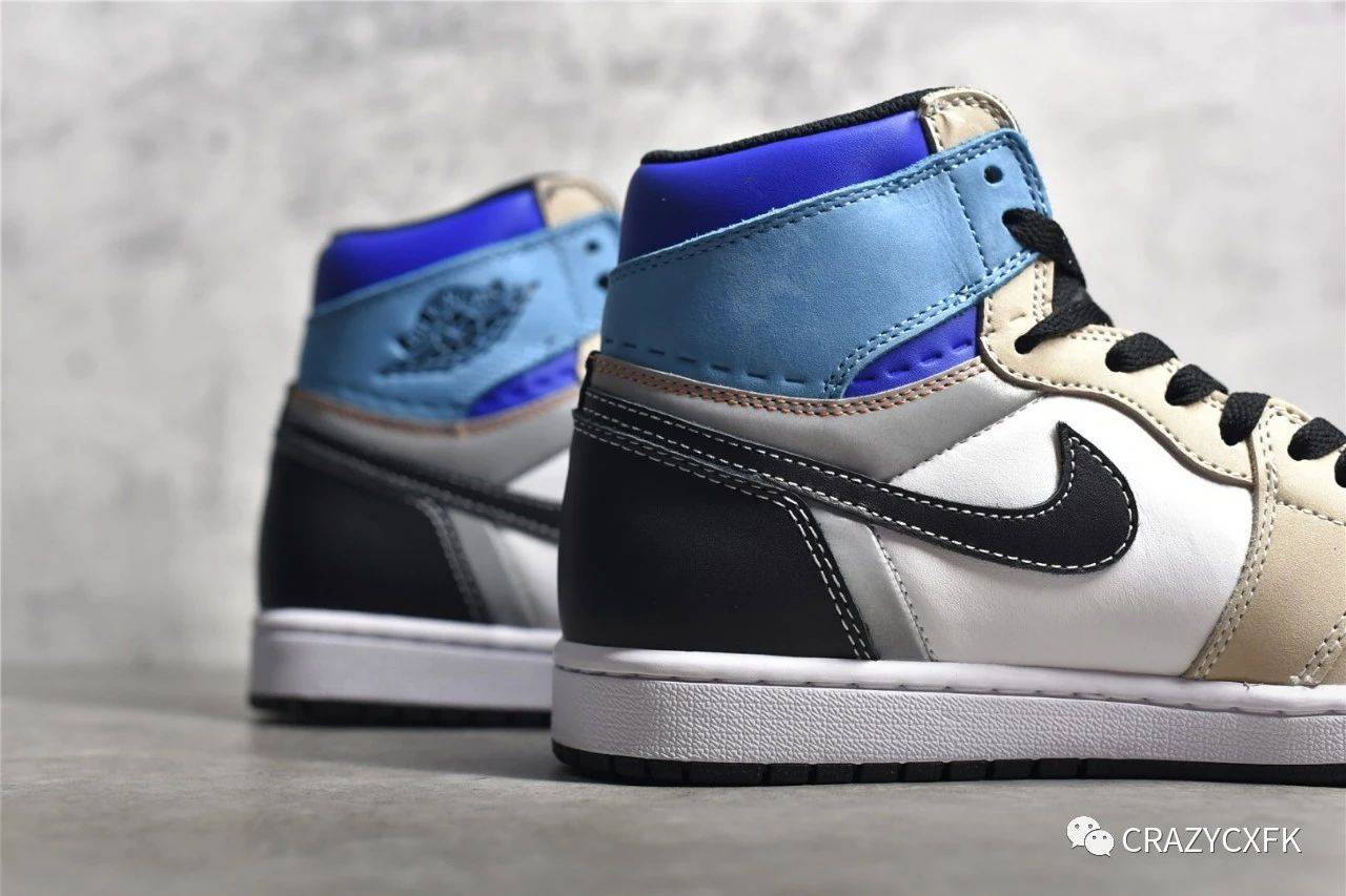 反光|乔丹 Air Jordan 1 Prototype AJ1 彩色拼接3M反光运动鞋