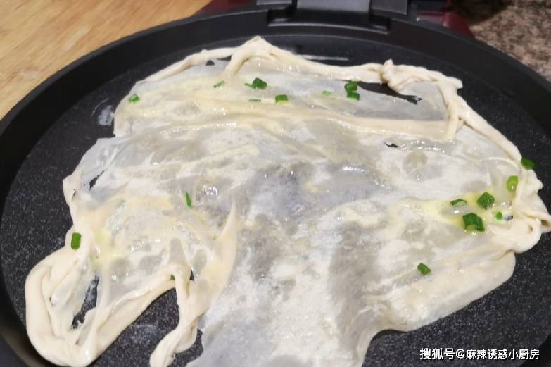葱花|早餐就馋这饼，一周吃两次，薄如纸，柔软可口，冷热都好吃