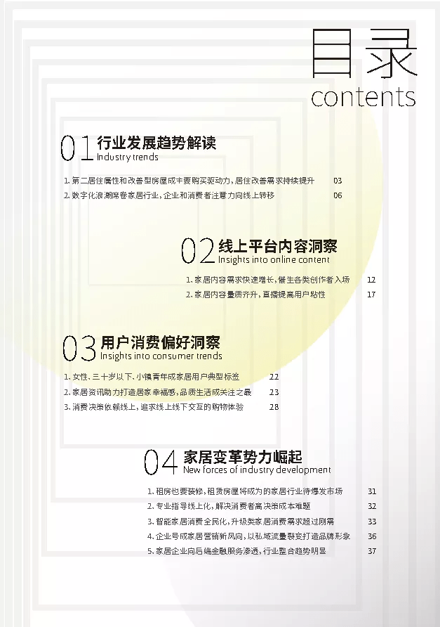 21中国家居行业洞察白皮书 巨量算数 Pdf