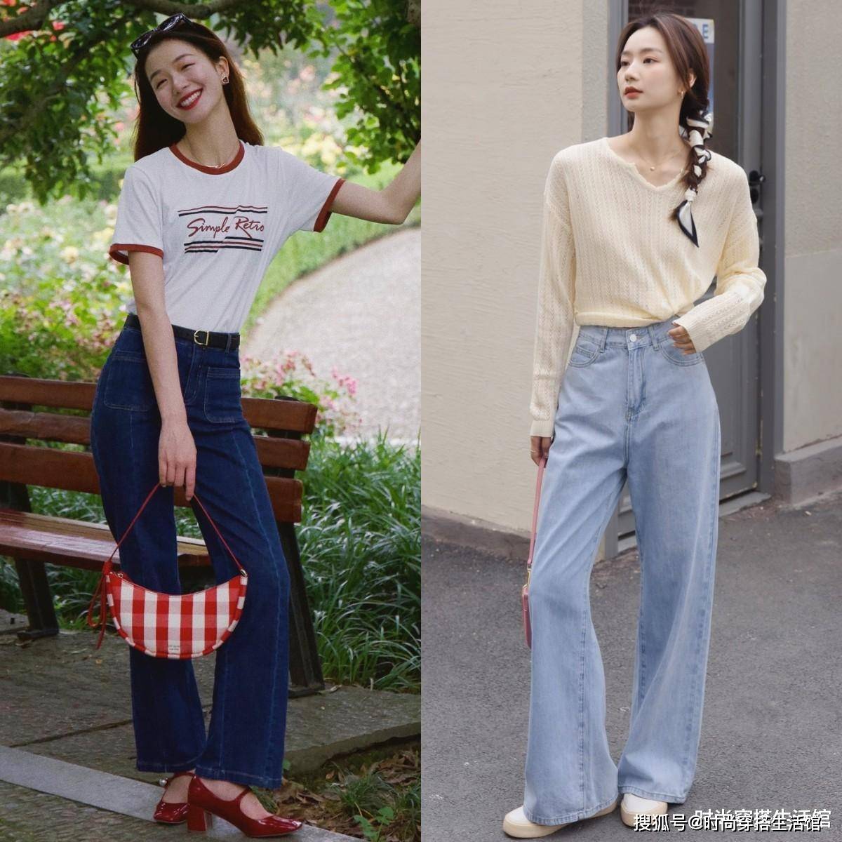 大法|穿来穿去还是这“阔腿裤”更时髦，显瘦百搭，谁穿谁好看