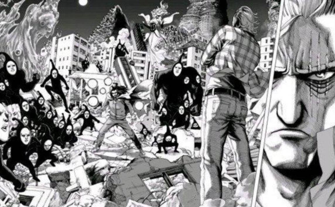 原创一拳超人重制版king高光时刻一人镇四龙含金量比原著还高