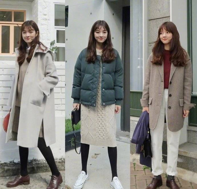 感觉|这位小个子妈妈的秋冬温暖穿搭，轻熟与少女感平衡，时髦又减龄