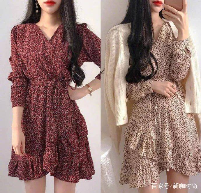 时尚|想凹出优雅范少不了一件碎花裙！这18套裙装，怎么搭配都好看