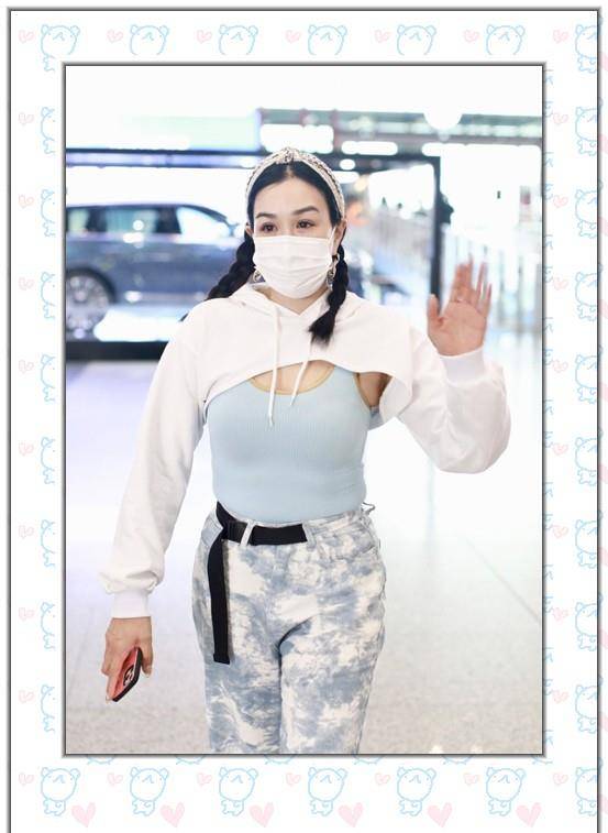 荧光|钟丽缇也太自信了吧，虽然身材胖胖的，也敢穿紧身的衣服