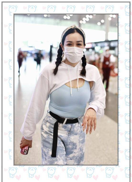 荧光|钟丽缇也太自信了吧，虽然身材胖胖的，也敢穿紧身的衣服