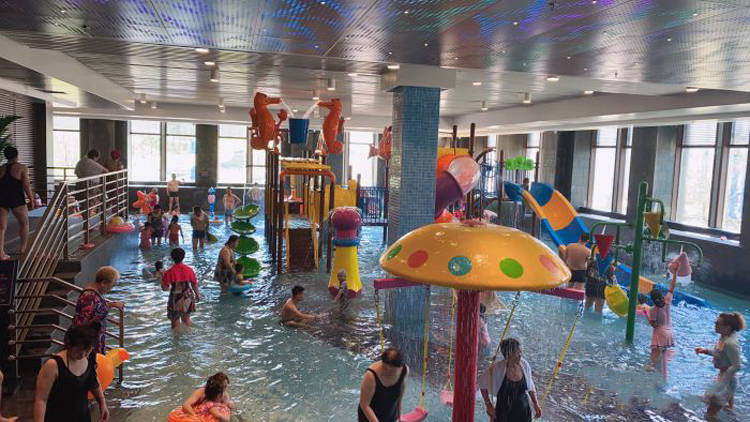 因为温泉度假酒店有"三宝",温泉洗浴,戏水和休闲spa.