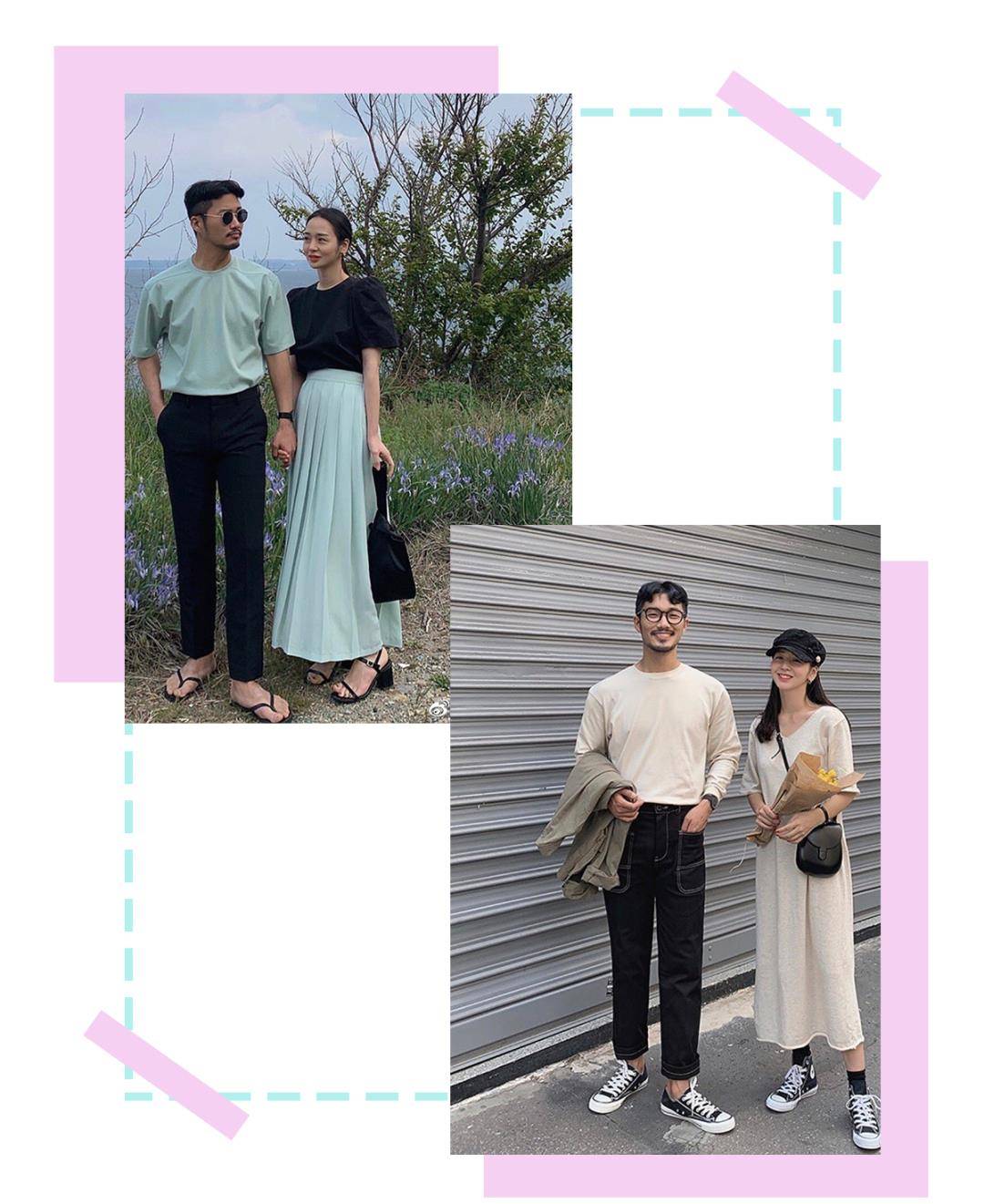 颜色|情侣装千万别这么穿!甜甜甜疯了,看完就想谈恋爱!