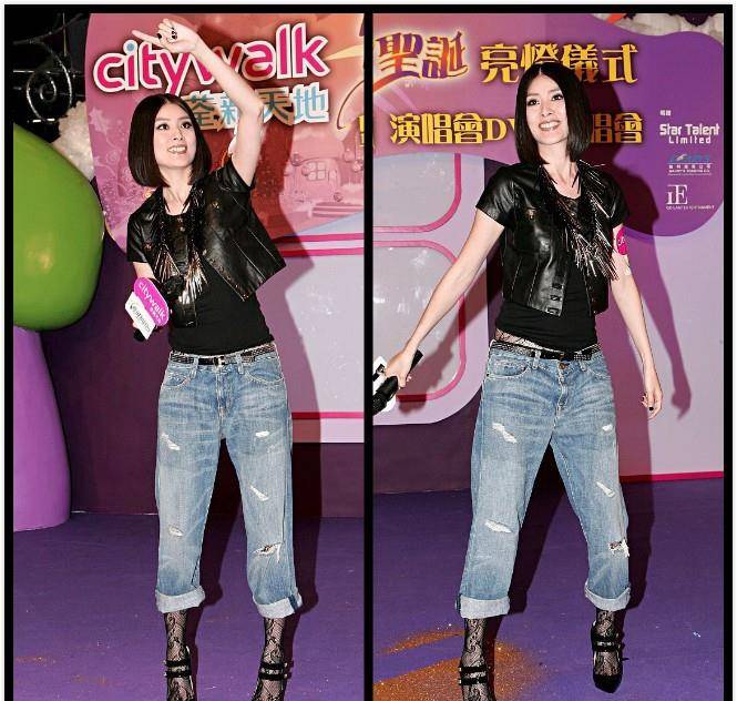 陈慧琳|陈慧琳真的太适合暗黑系了，看着好帅气，像个叛逆的小姑娘